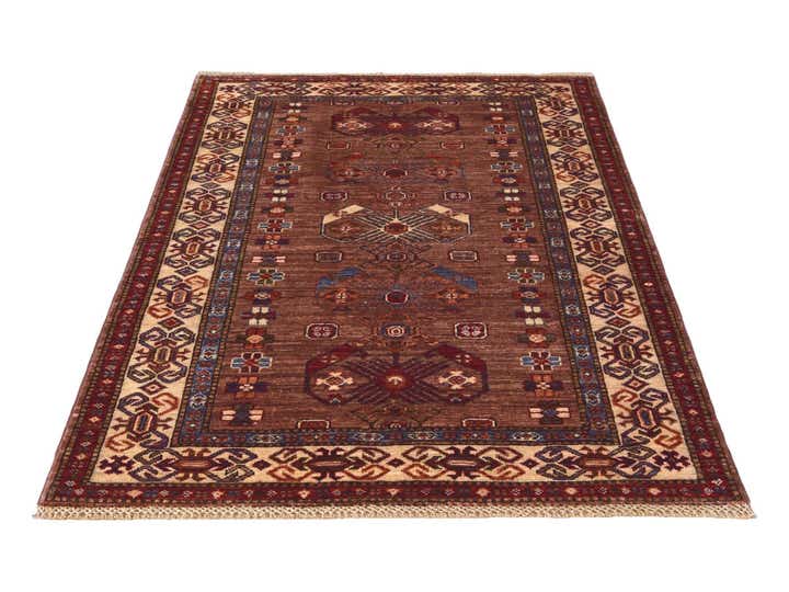 3' 5 x 5' 1 Hand Knotted Kazak Rug