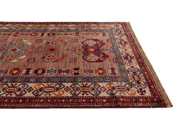 3' 5 x 5' 1 Hand Knotted Kazak Rug