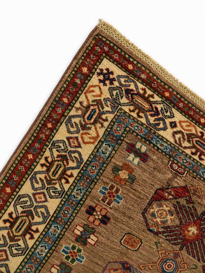 3' 5 x 5' 1 Hand Knotted Kazak Rug