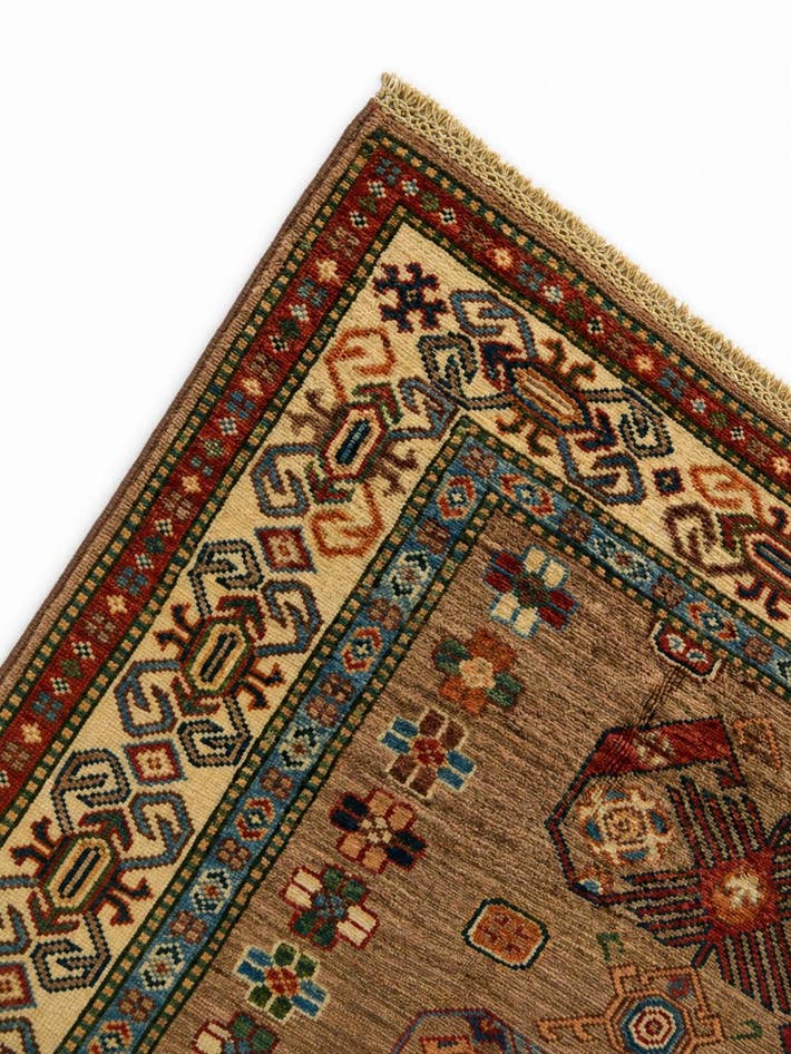 Detail image of 3' 5 x 5' 1 Hand Knotted Kazak Rug