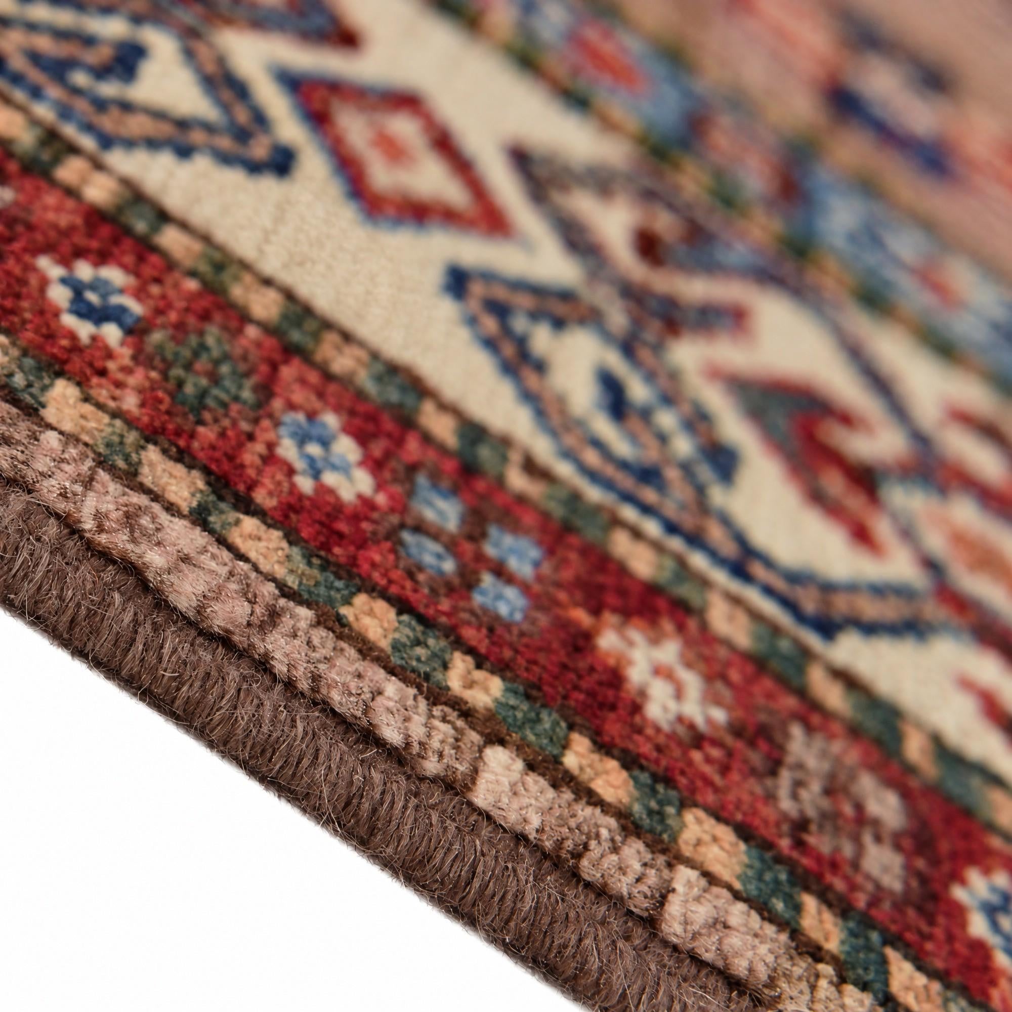 105cm x 155cm Hand Knotted Kazak Rug
