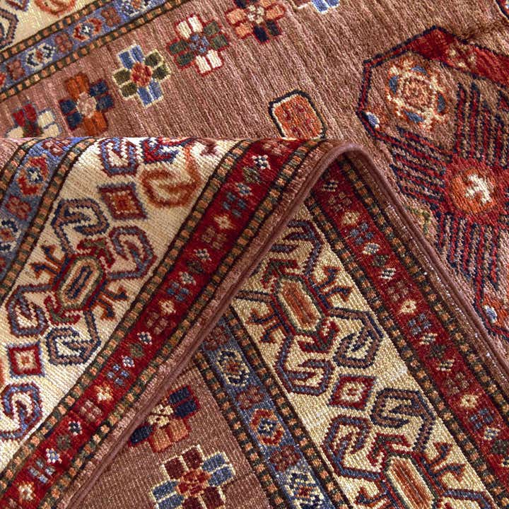 3' 5 x 5' 1 Hand Knotted Kazak Rug