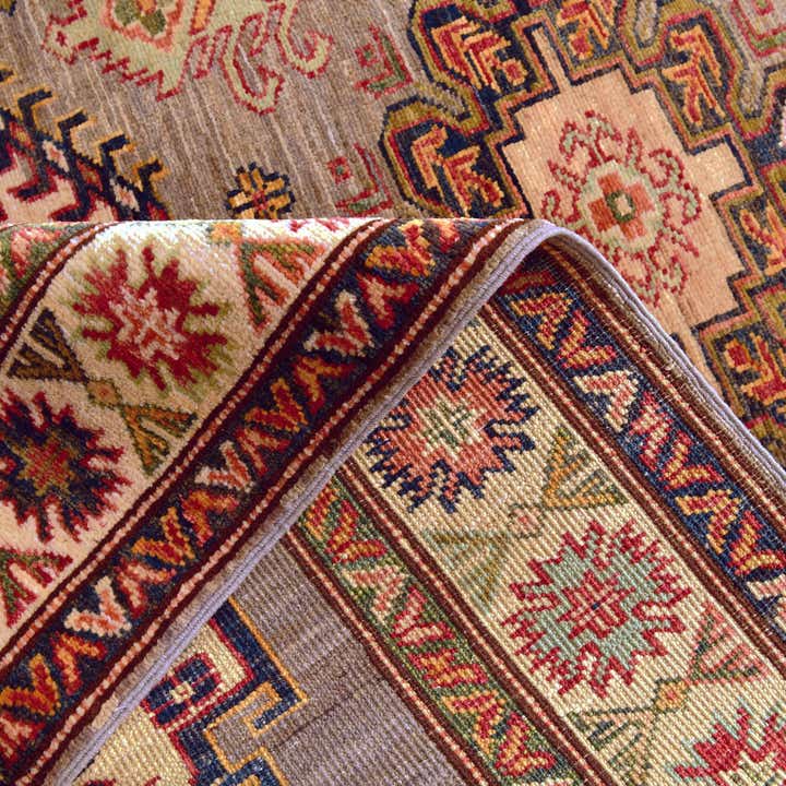 3' 8 x 4' 11 Hand Knotted Kazak Rug