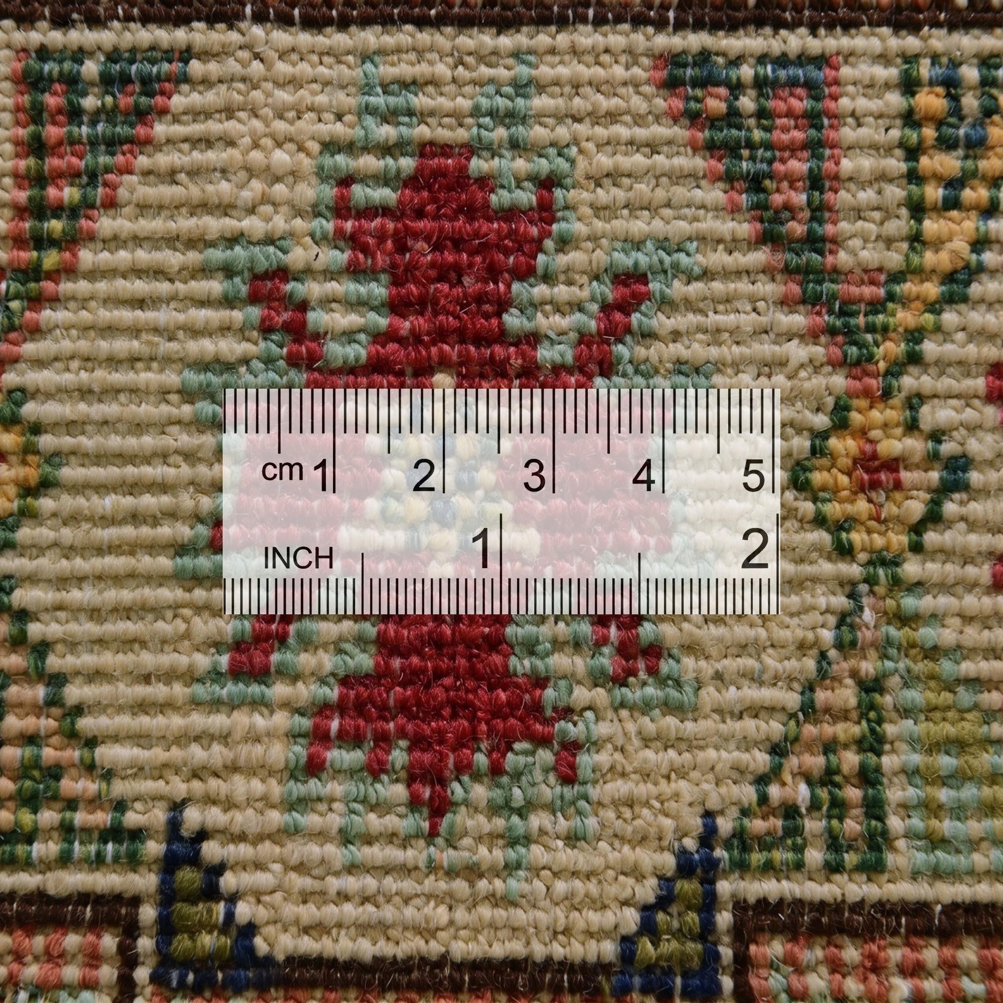 3' 8 x 4' 11 Hand Knotted Kazak Rug