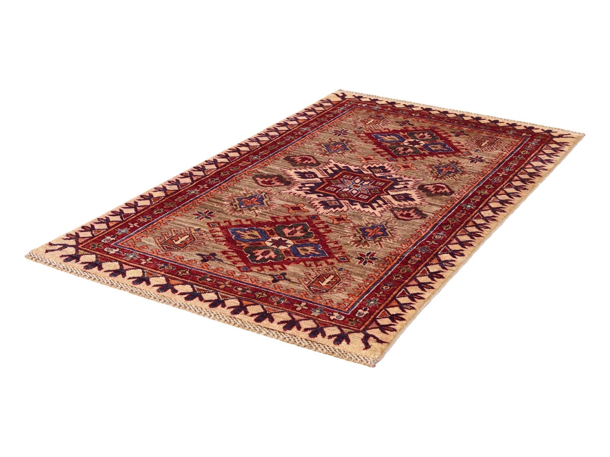 3' 3 x 5' 3 Hand Knotted Kazak Rug