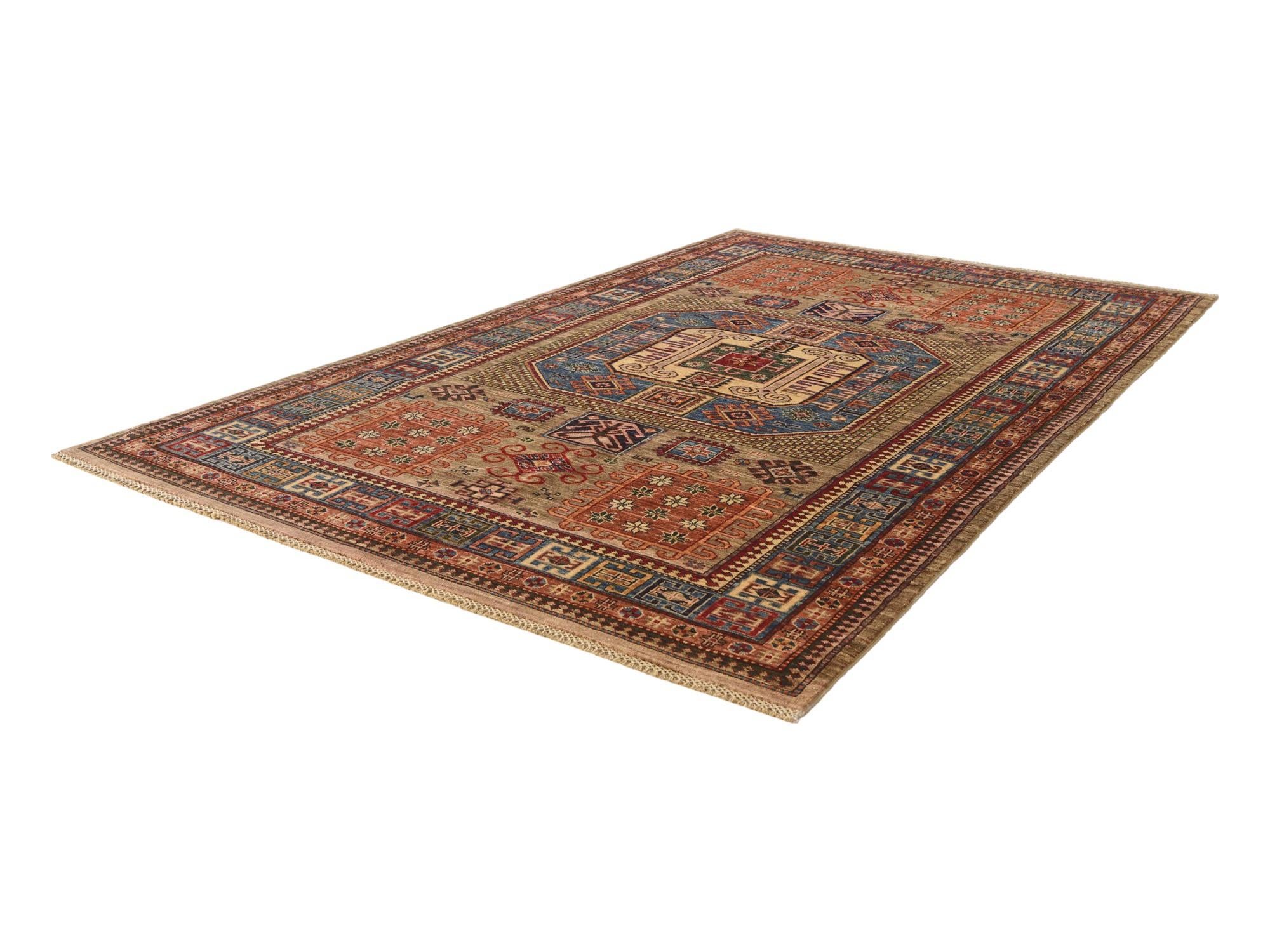 5' 6 x 8' 8 Hand Knotted Kazak Rug