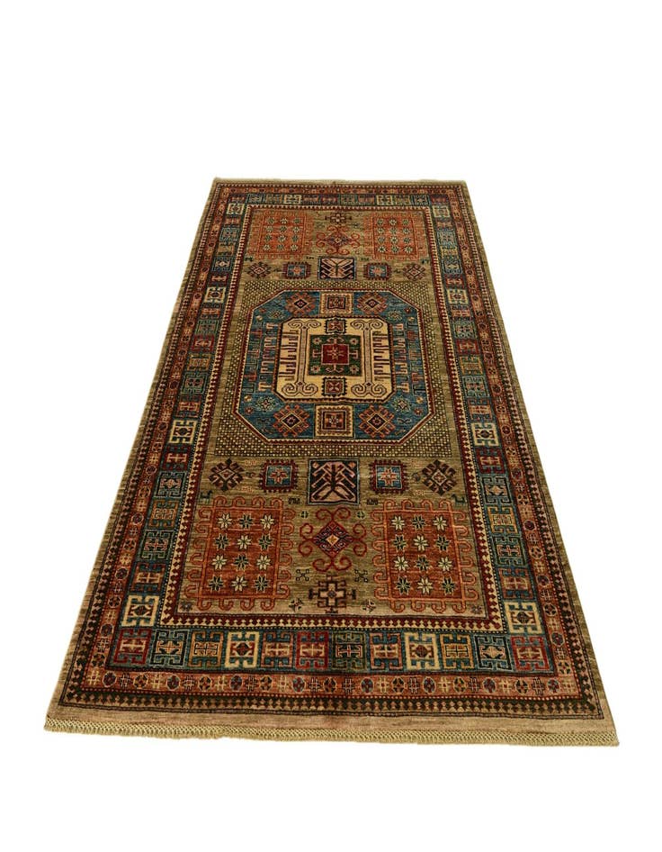 Detail image of 5' 6 x 8' 8 Hand Knotted Kazak Rug
