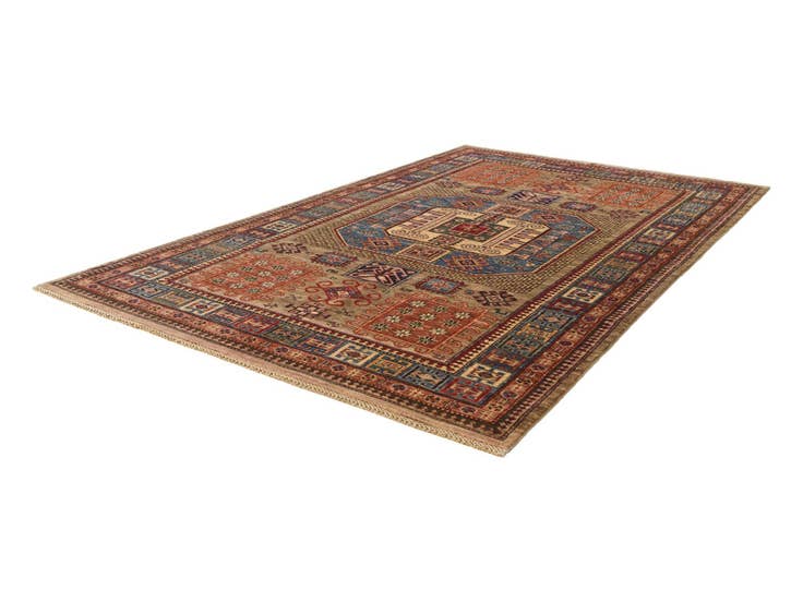 Detail image of 5' 6 x 8' 8 Hand Knotted Kazak Rug