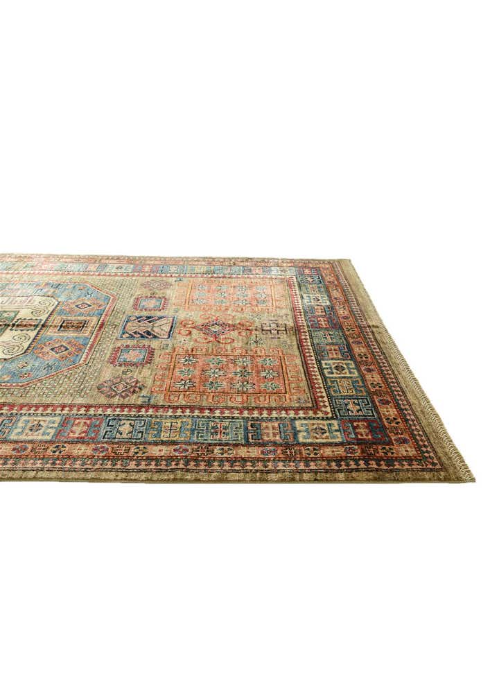 5' 6 x 8' 8 Hand Knotted Kazak Rug