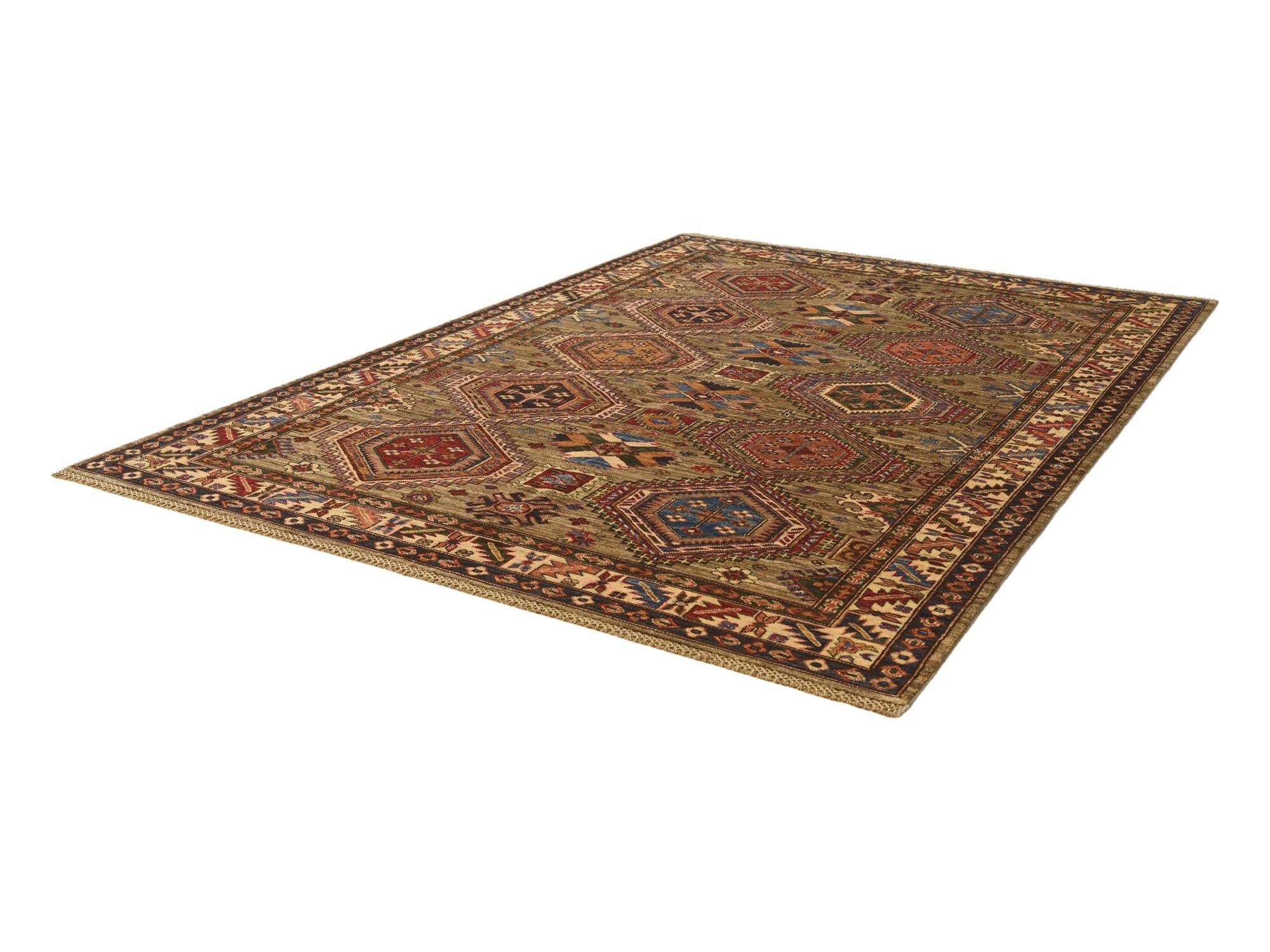 5' 10 x 8' Hand Knotted Kazak Rug