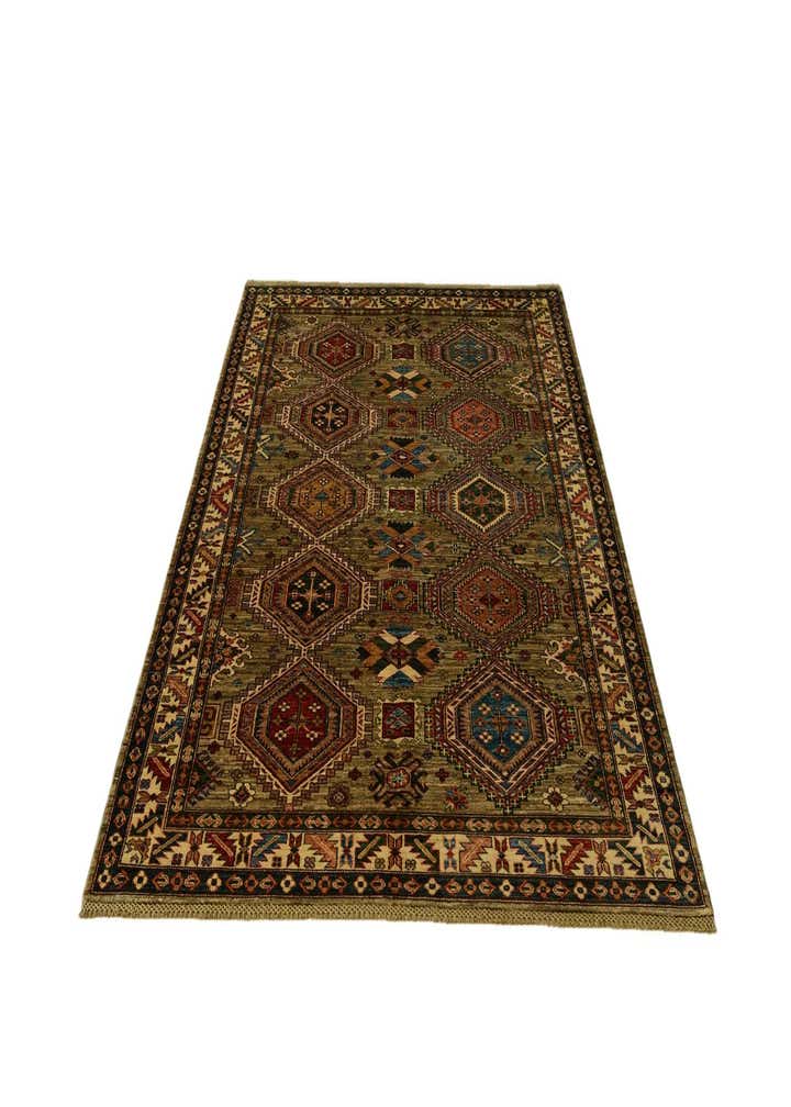 5' 10 x 8' Hand Knotted Kazak Rug