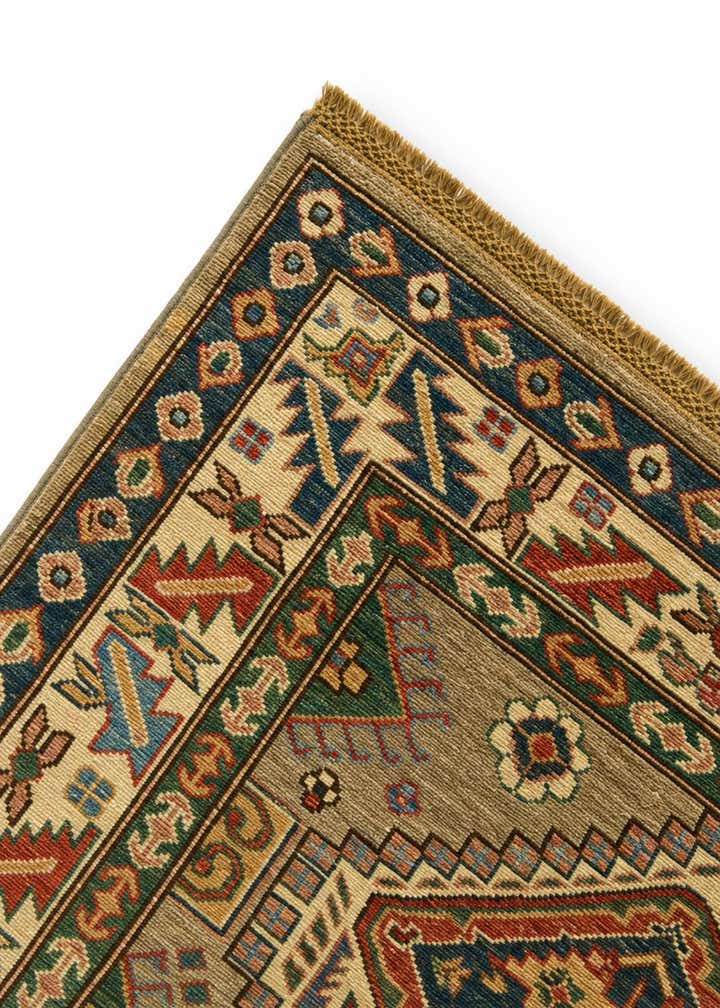 5' 10 x 8' Hand Knotted Kazak Rug