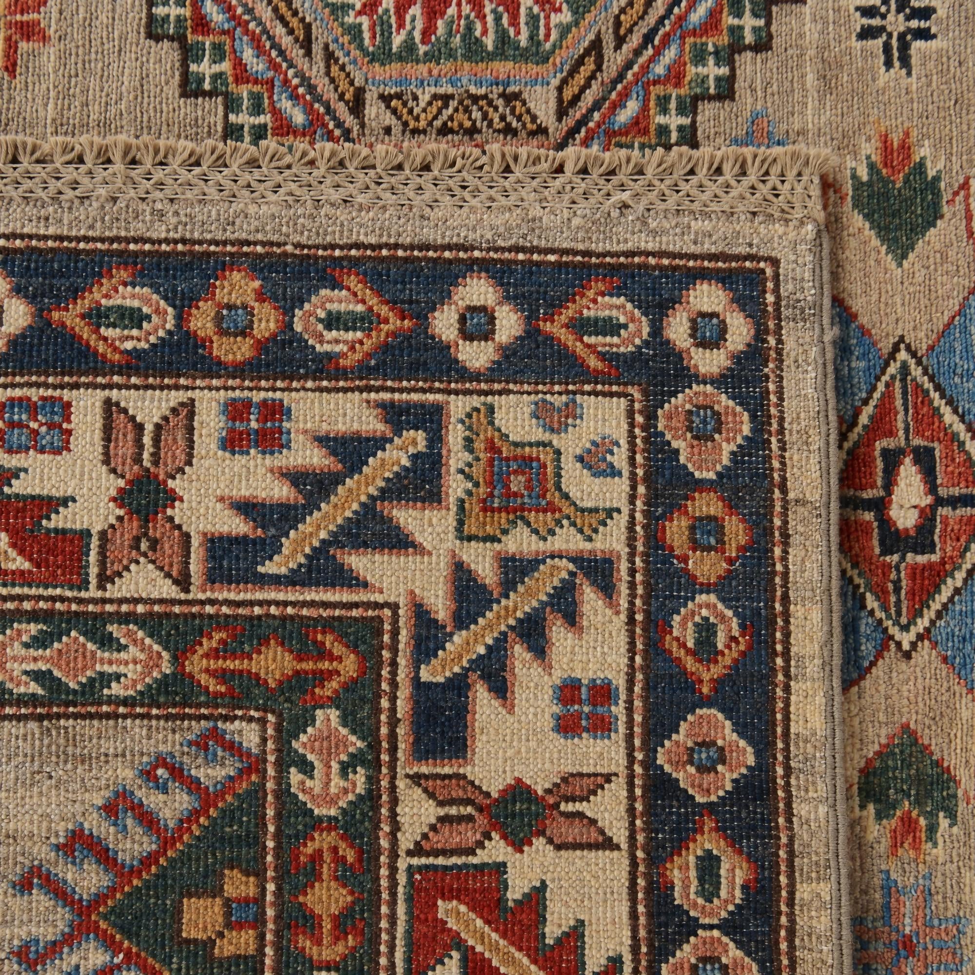 175cm x 245cm Hand Knotted Kazak Rug
