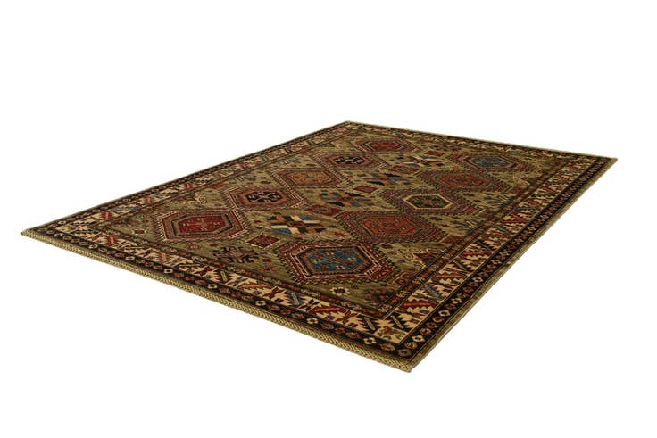 Detail image of 5' 10 x 7' 10 Hand Knotted Kazak Rug
