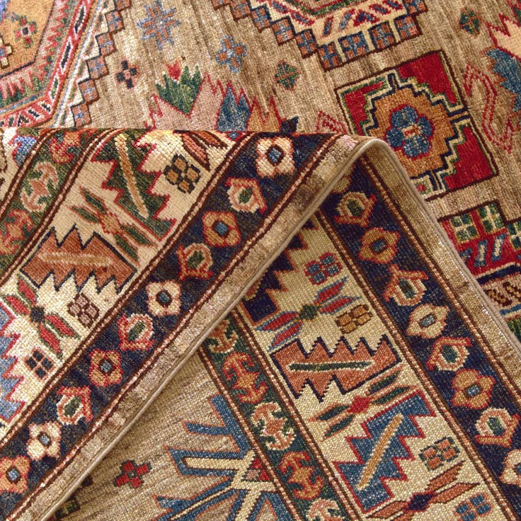 Detail image of 5' 10 x 7' 10 Hand Knotted Kazak Rug