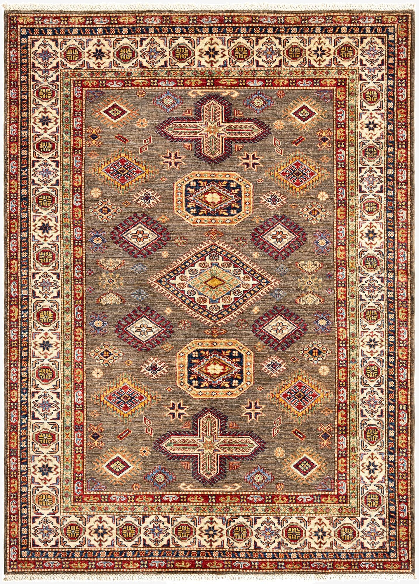5' 7 x 7' 10 Kazak Wool Rug