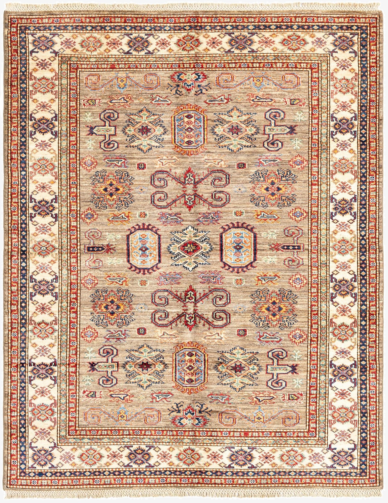 4' 10 x 6' 1 Kazak Wool Rug