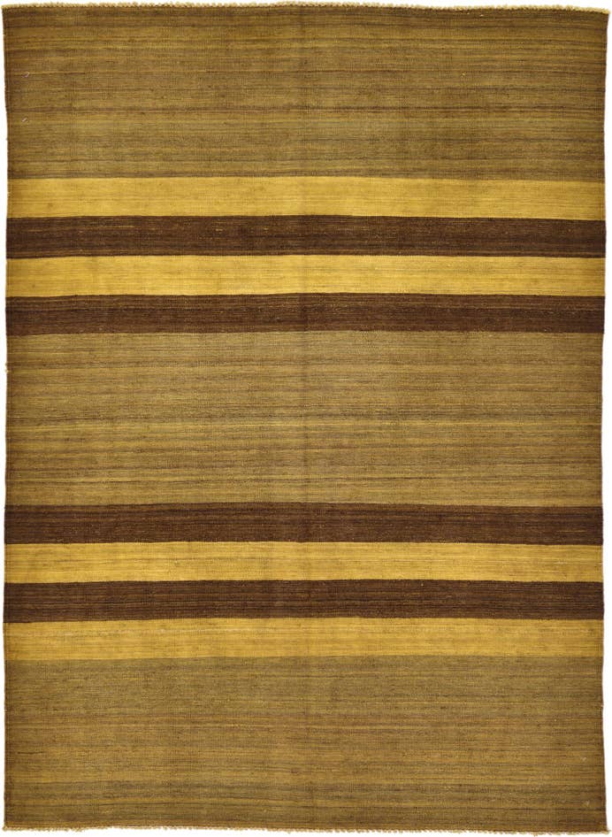 Detail image of 5' x 6' 11 Hand Woven Kilim Afghan Wool Rug