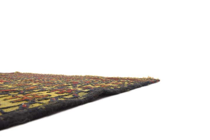 4' 2 x 6' 5 Hand Woven Kilim Afghan Wool Rug