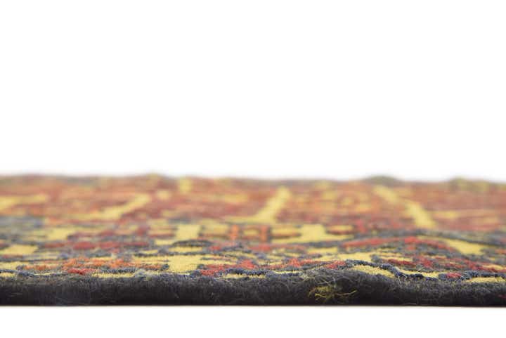 4' 2 x 6' 5 Hand Woven Kilim Afghan Wool Rug