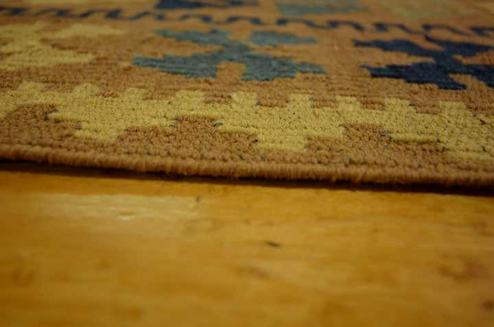 3' 3 x 6' 1 Hand Woven Kilim Maymana Wool Rug