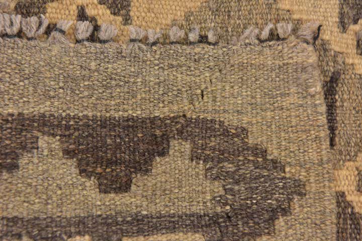 2' 7 x 4' 1 Hand Woven Kilim Maymana Wool Rug