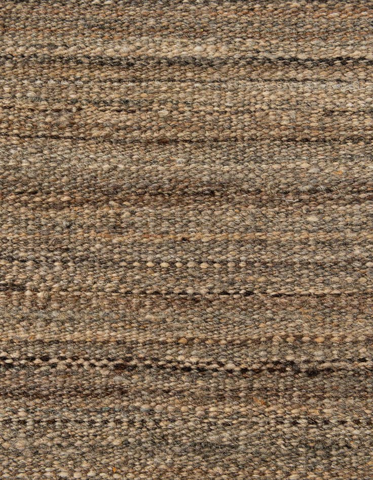 Detail image of 4' 3 x 6'  Hand Woven Kilim Modern Wool Rug
