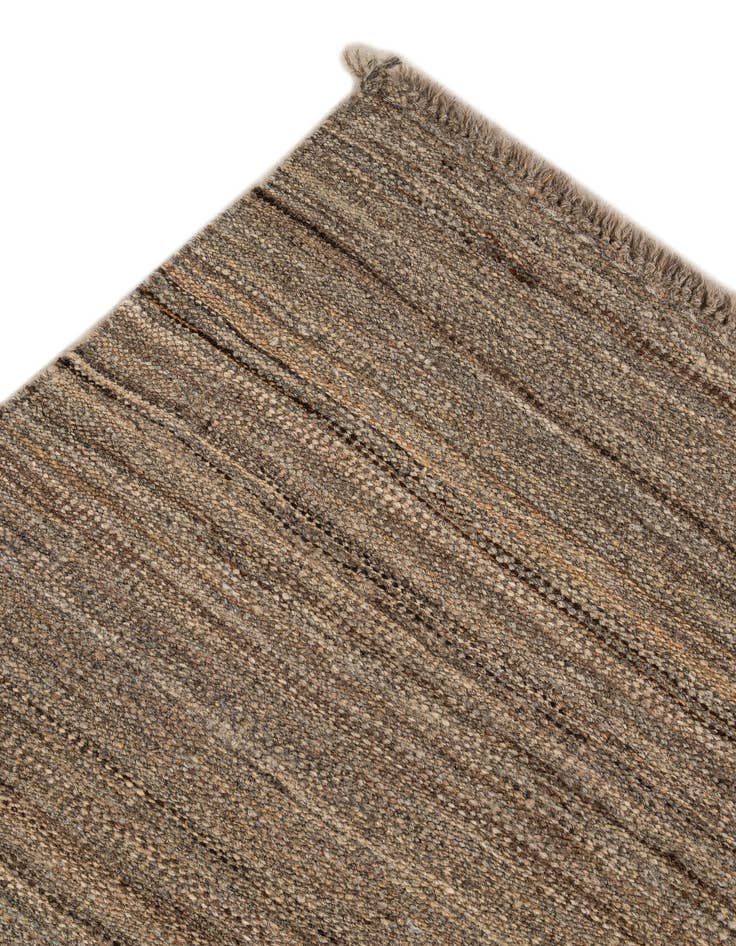 Detail image of 4' 3 x 6'  Hand Woven Kilim Modern Wool Rug