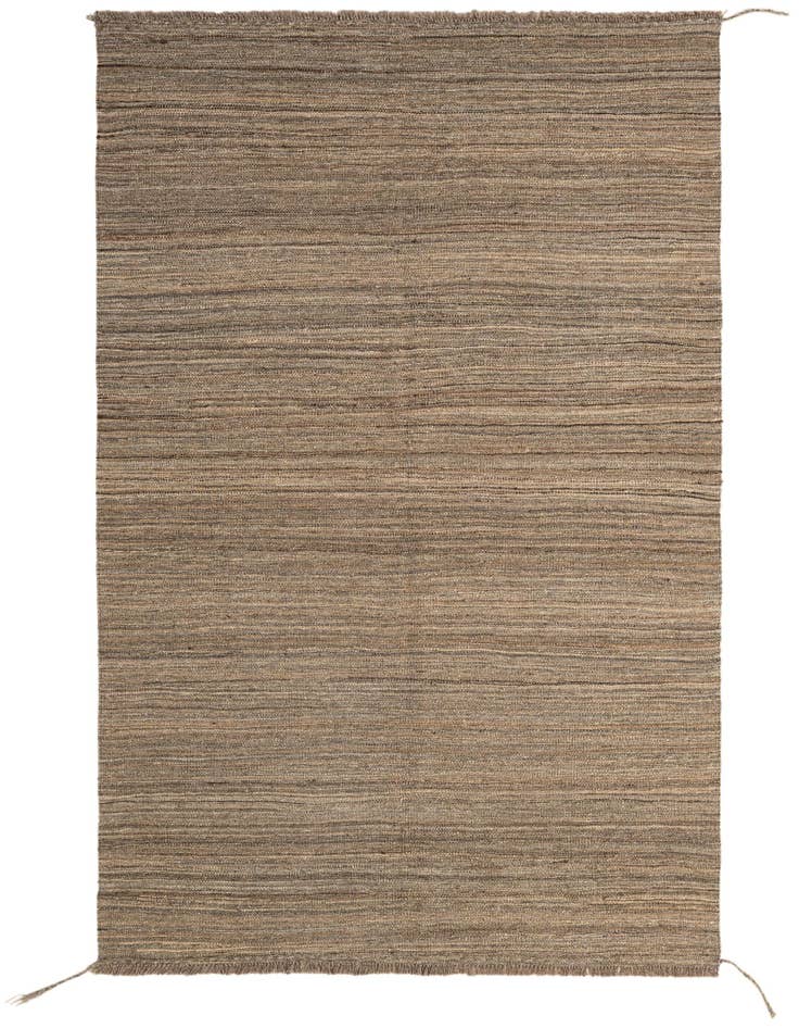 Detail image of 4' 3 x 6' Hand Woven Kilim Modern Wool Rug