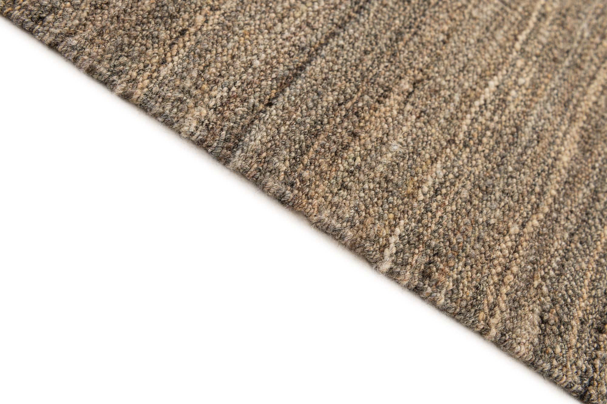 4' 4 x 5' 11 Hand Woven Kilim Modern Wool Rug