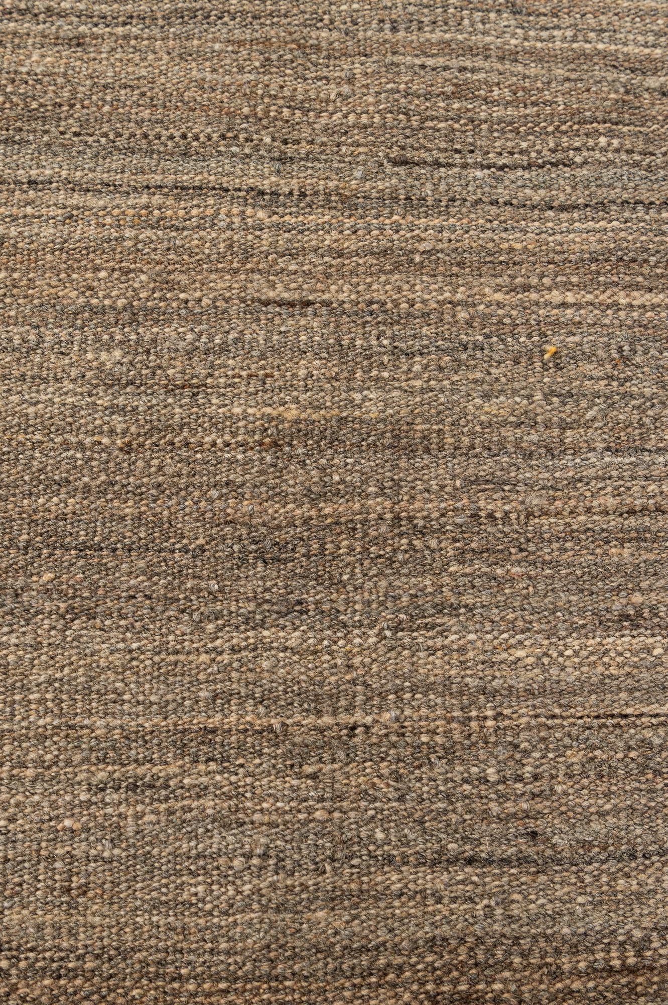 4' 4 x 5' 11 Hand Woven Kilim Modern Wool Rug