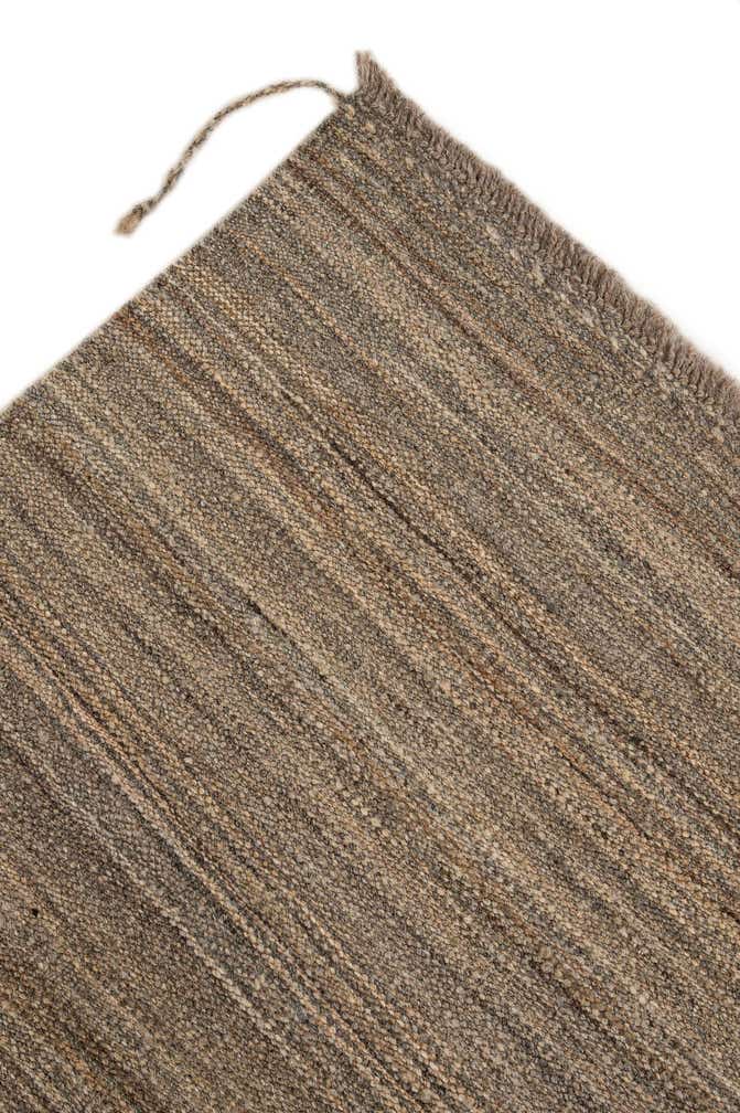 4' 4 x 5' 11 Hand Woven Kilim Modern Wool Rug