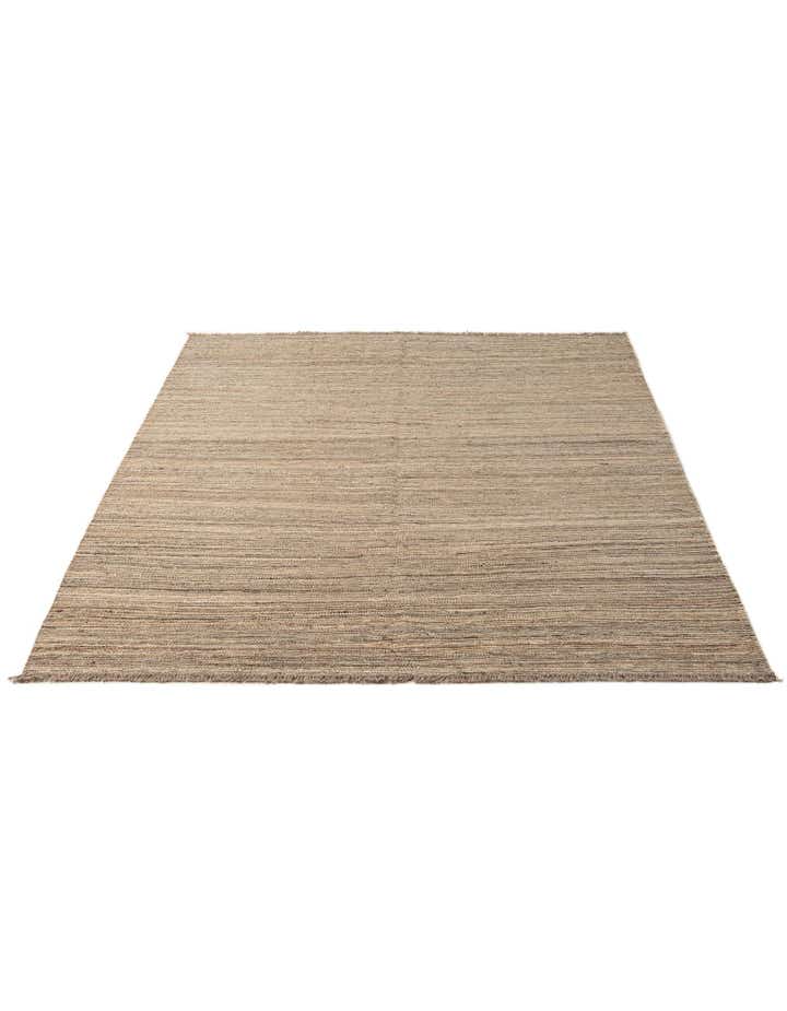 4' 11 x 6' 5 Hand Woven Kilim Modern Wool Rug