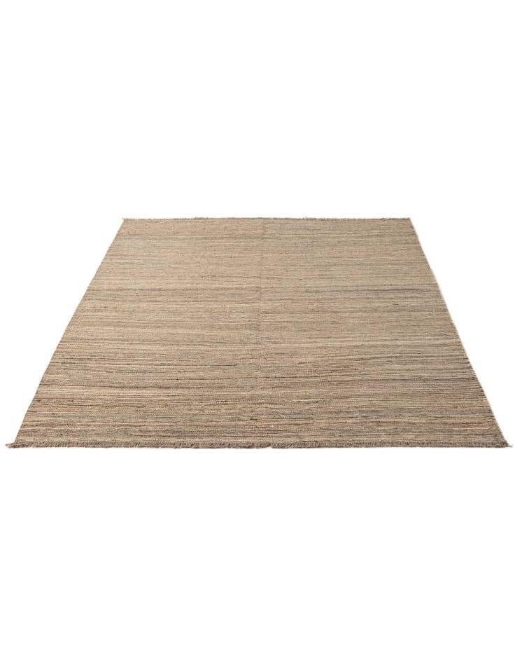 Detail image of 4' 11 x 6' 5 Hand Woven Kilim Modern Wool Rug