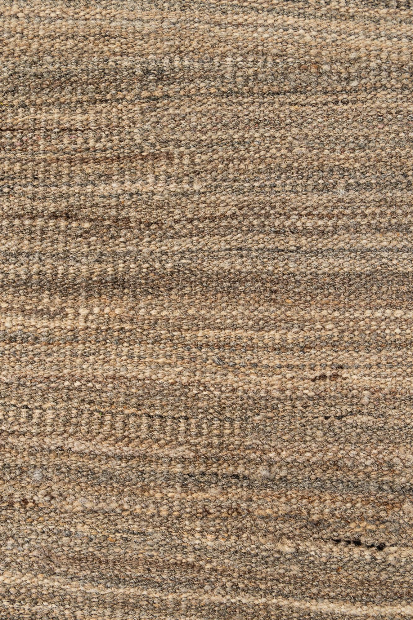 4' 11 x 6' 5 Hand Woven Kilim Modern Wool Rug