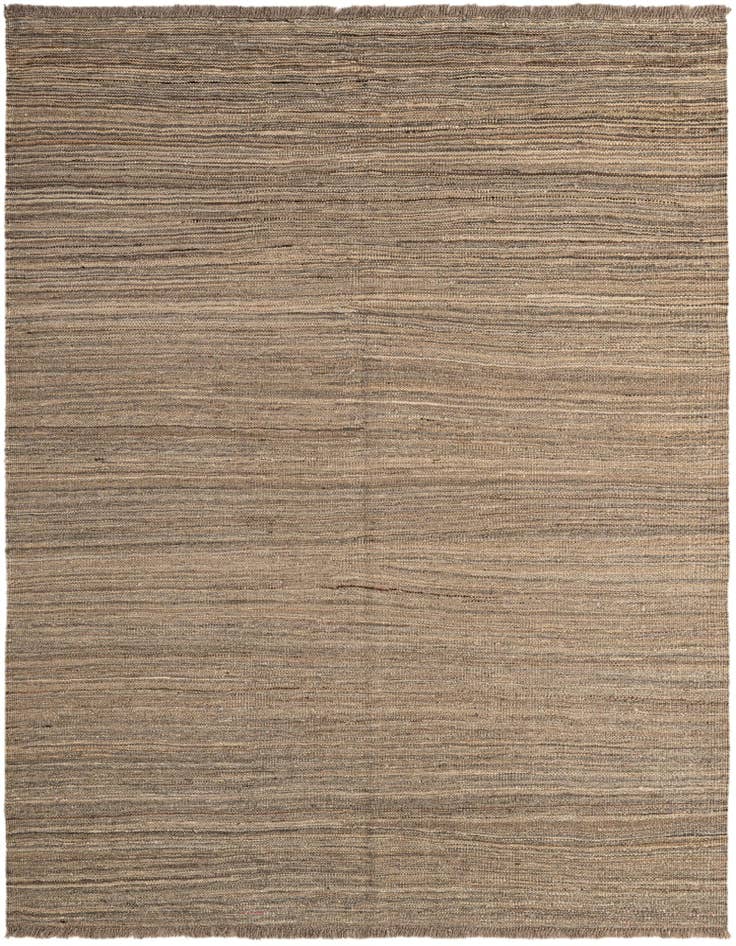 Detail image of 4' 11 x 6' 5 Hand Woven Kilim Modern Wool Rug