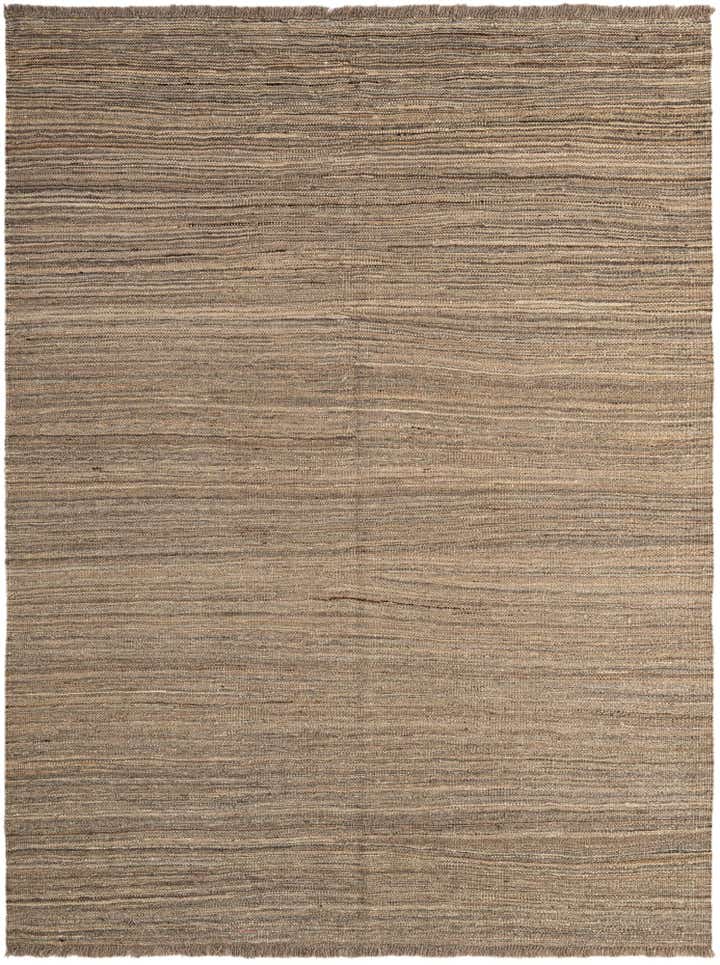 4' 11 x 6' 5 Hand Woven Kilim Modern Wool Rug