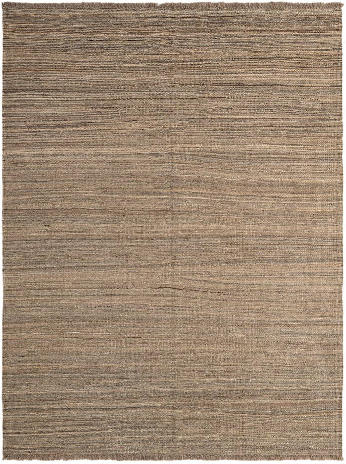 Detail image of 4' 11 x 6' 5 Hand Woven Kilim Modern Wool Rug