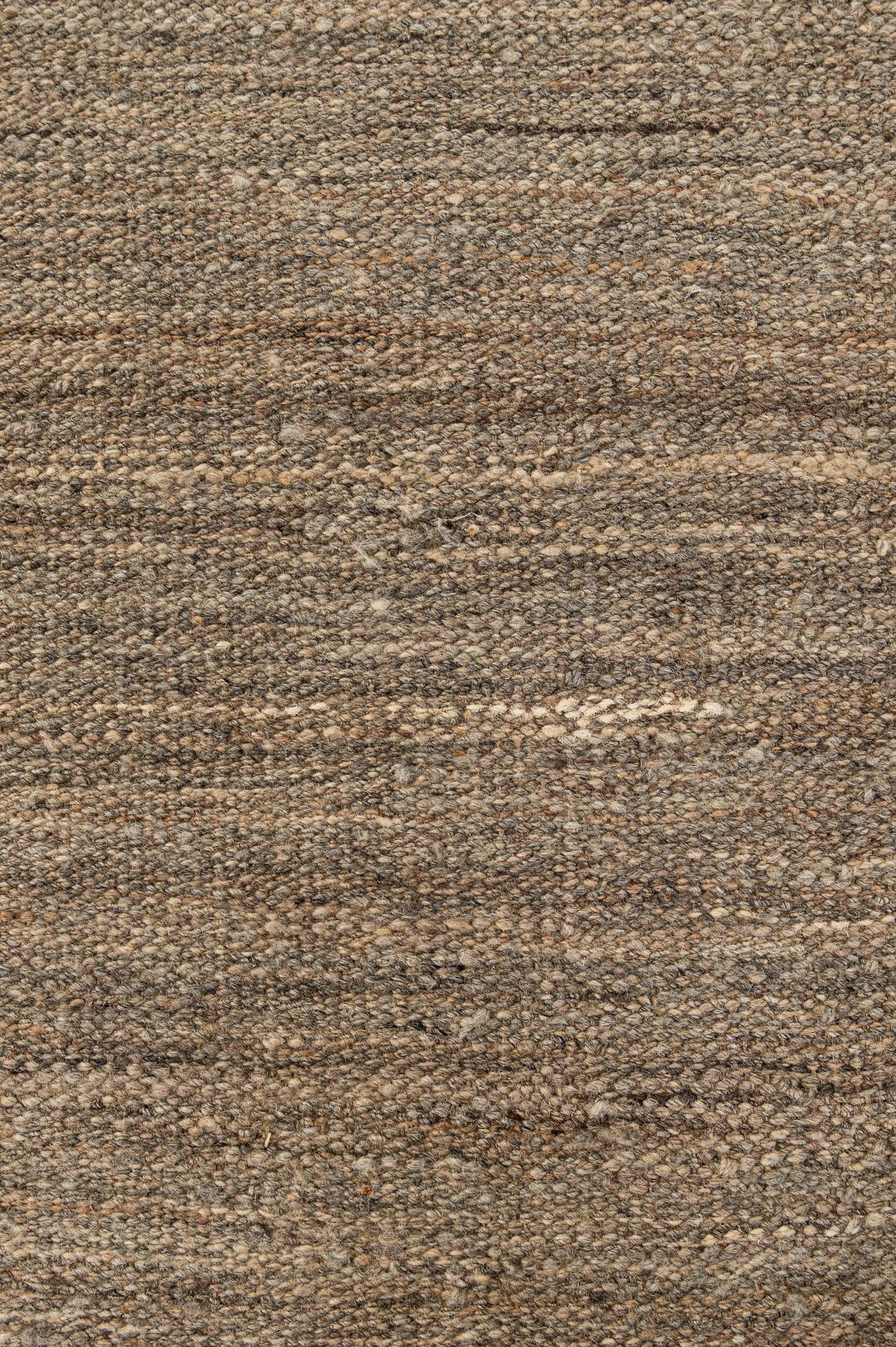 5' 3 x 6' 10 Hand Woven Kilim Modern Wool Rug