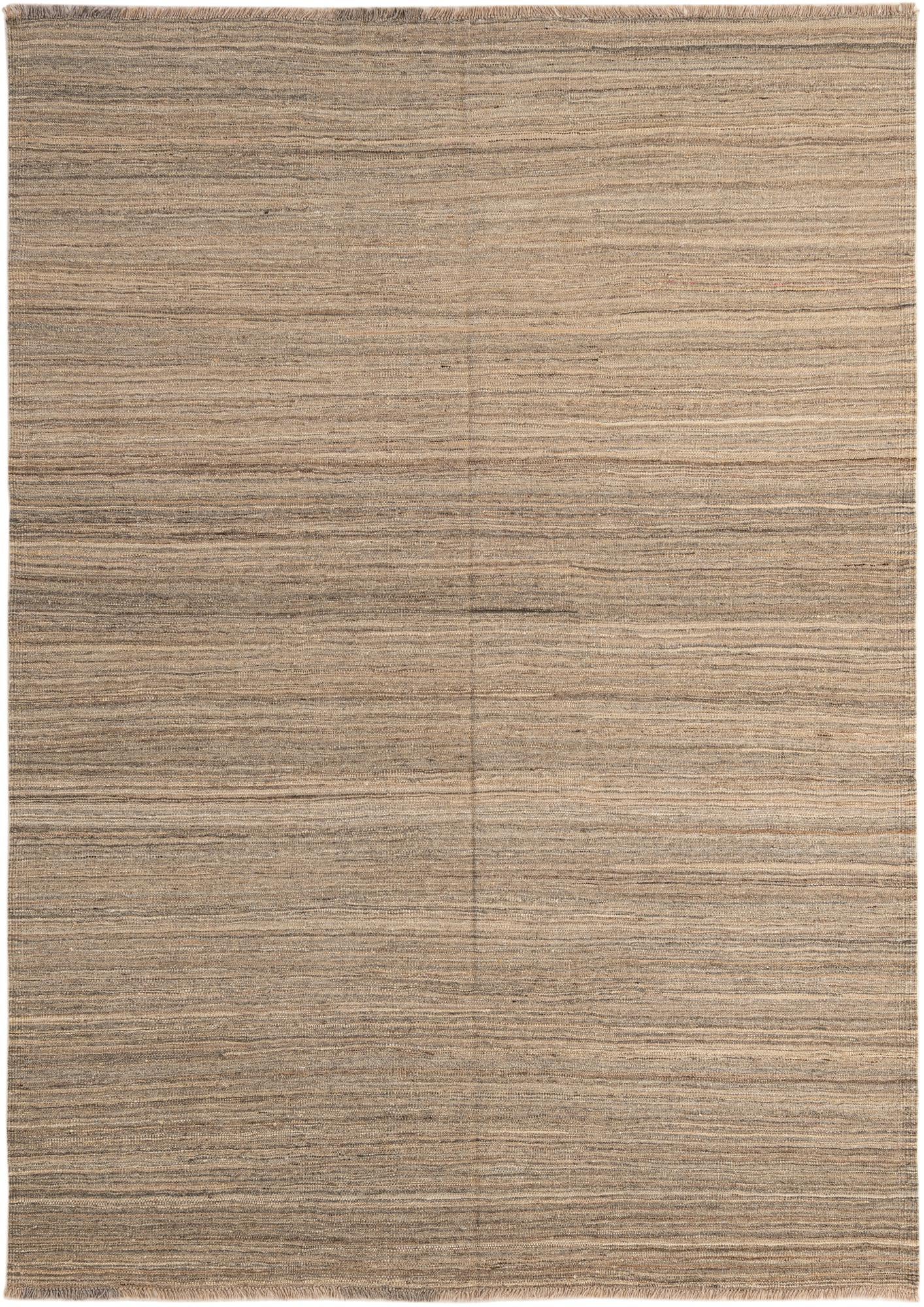 5' 7 x 7' 11  Hand Woven Kilim Modern Wool Rug