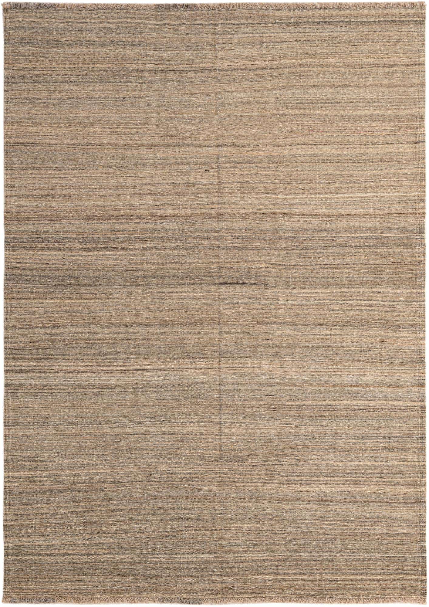 5' 7 x 7' 11 Hand Woven Kilim Modern Wool Rug