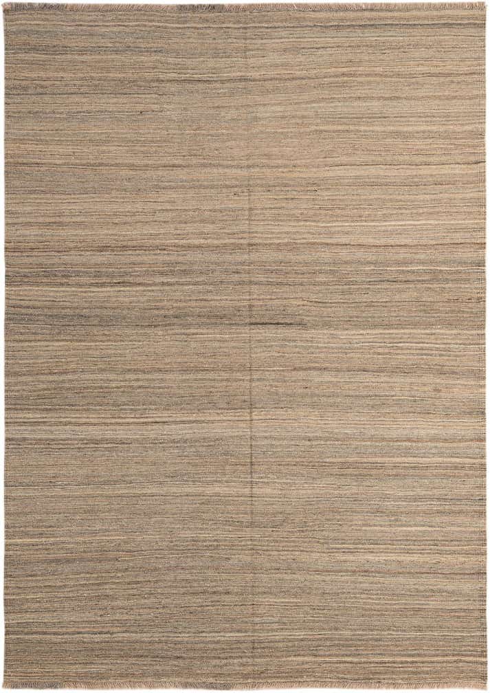 5' 7 x 7' 11 Hand Woven Kilim Modern Wool Rug