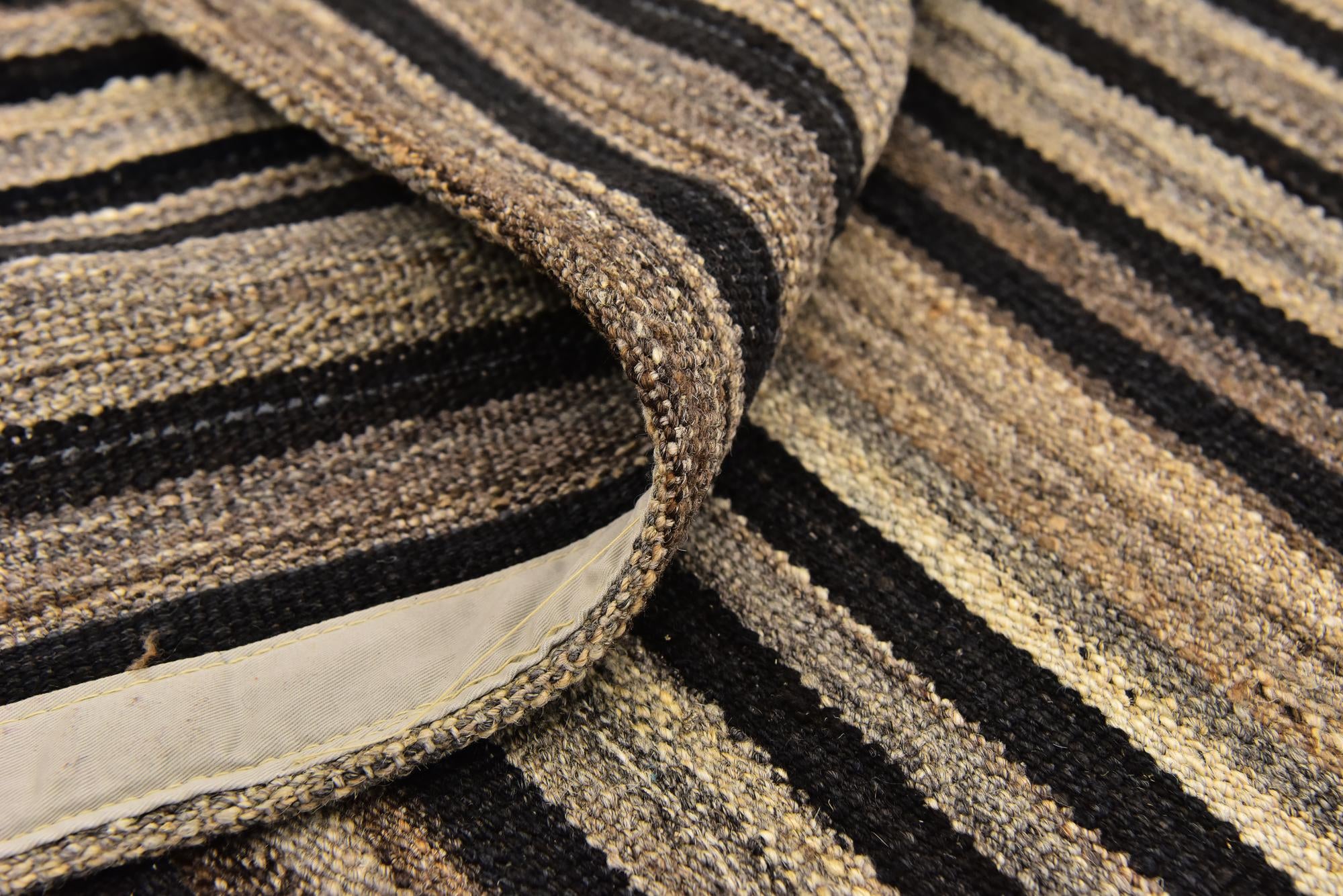 5' 8 x 8' Hand Woven Kilim Modern Wool Rug