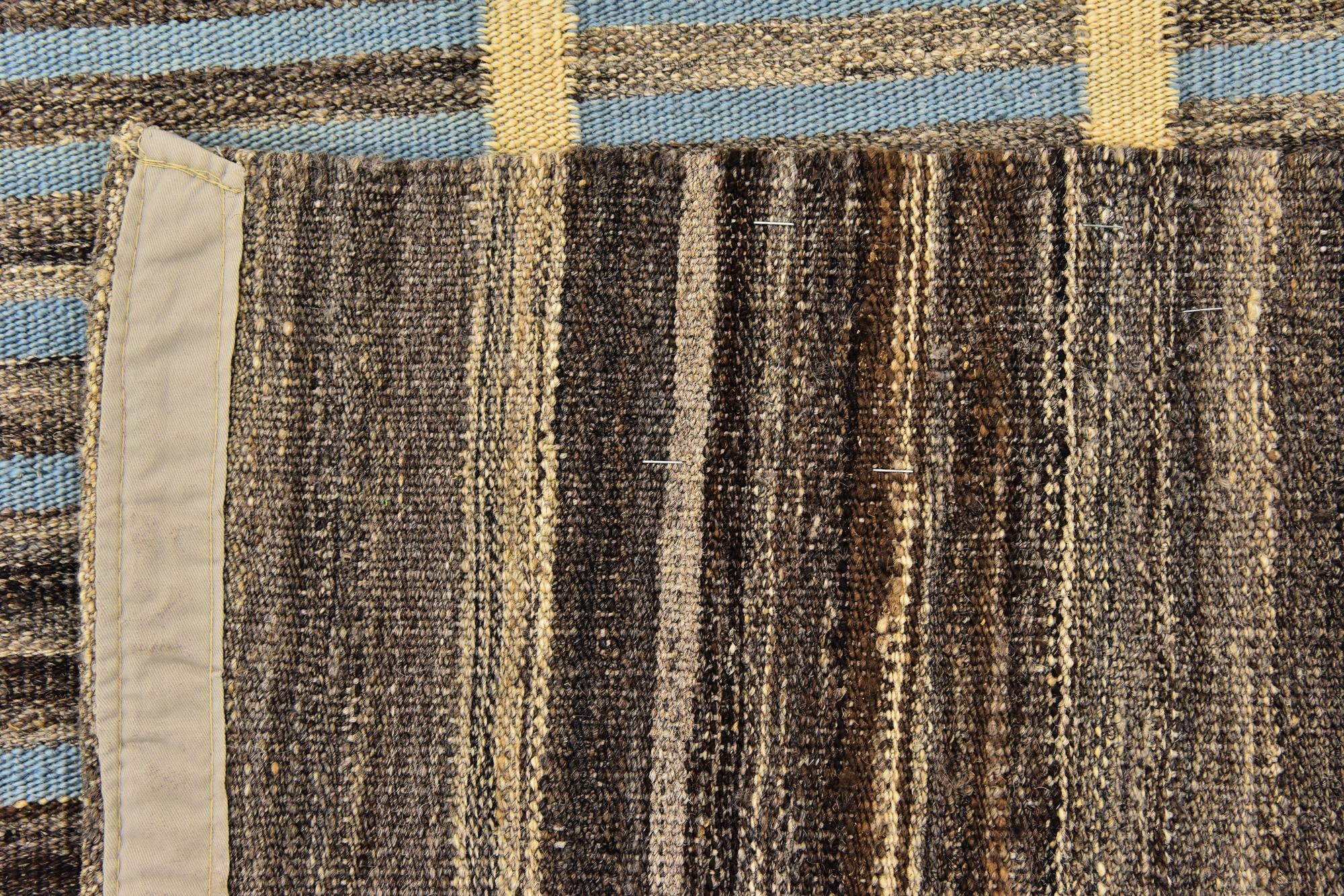 5' 7 x 8' Hand Woven Kilim Modern Wool Rug
