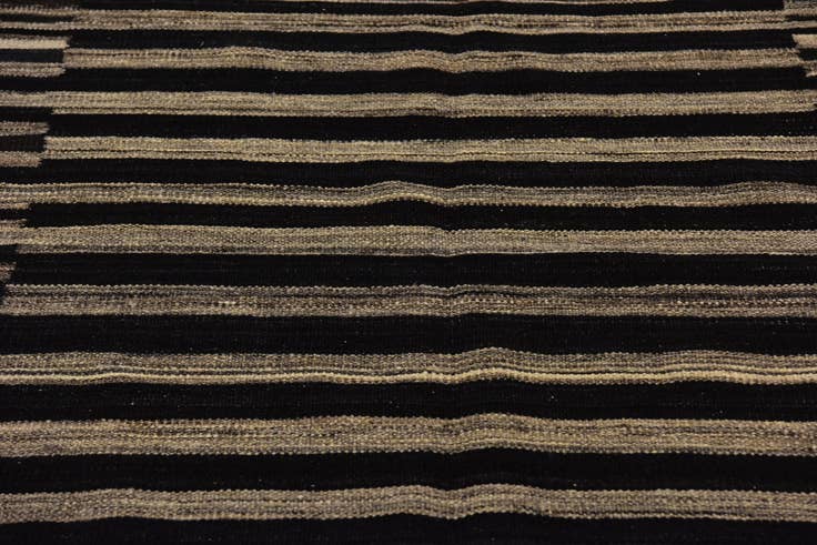Detail image of 4' 4 x 5' 8 Hand Woven Kilim Modern Wool Rug