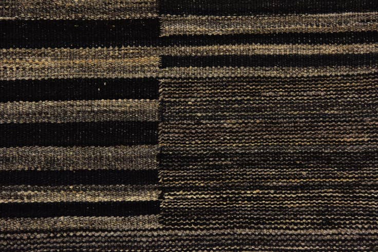 Detail image of 4' 4 x 5' 8 Hand Woven Kilim Modern Wool Rug