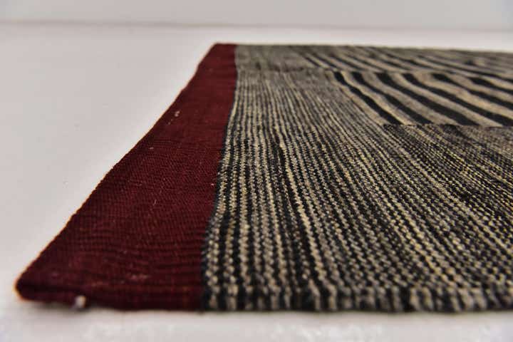 4' 4 x 5' 8 Hand Woven Kilim Modern Wool Rug