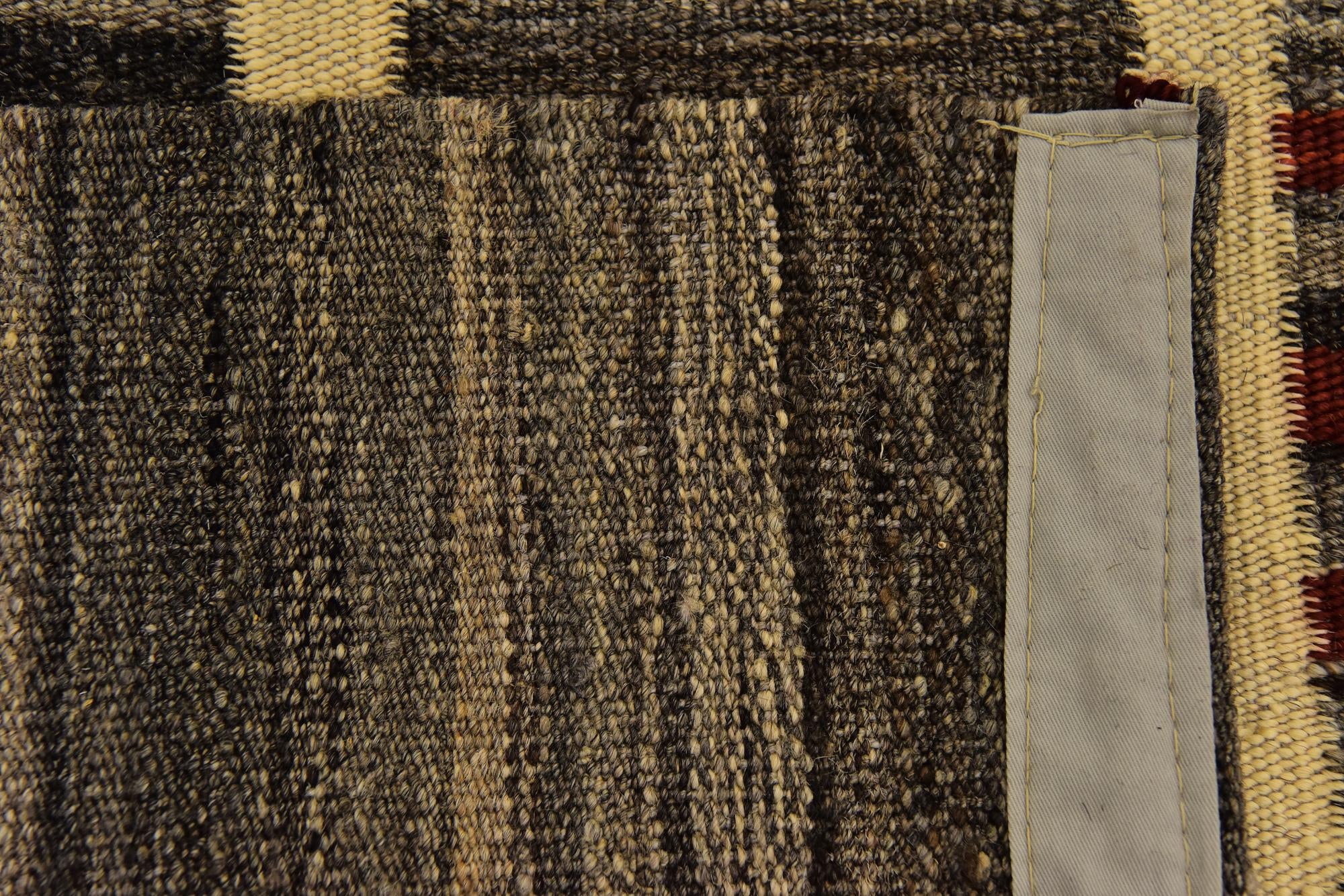 5' 8 x 8' Hand Woven Kilim Modern Wool Rug