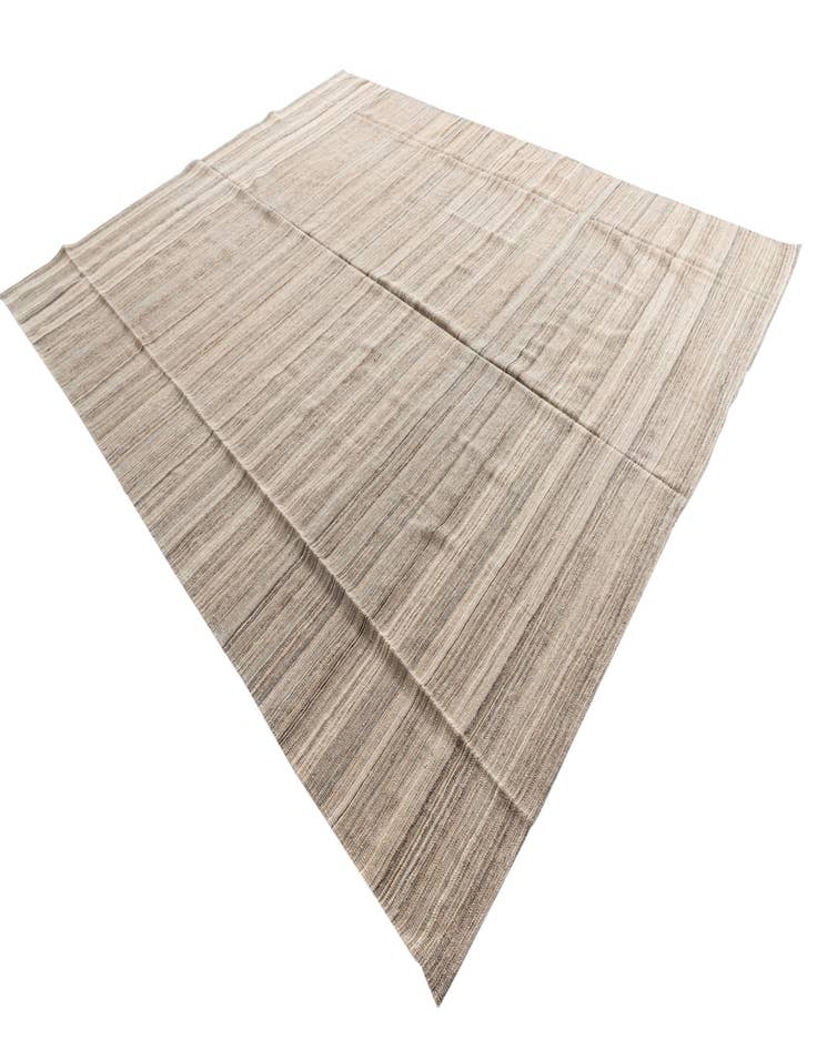 Detail image of 9' 10 x 12' 10  Hand Woven Kilim Modern Wool Rug