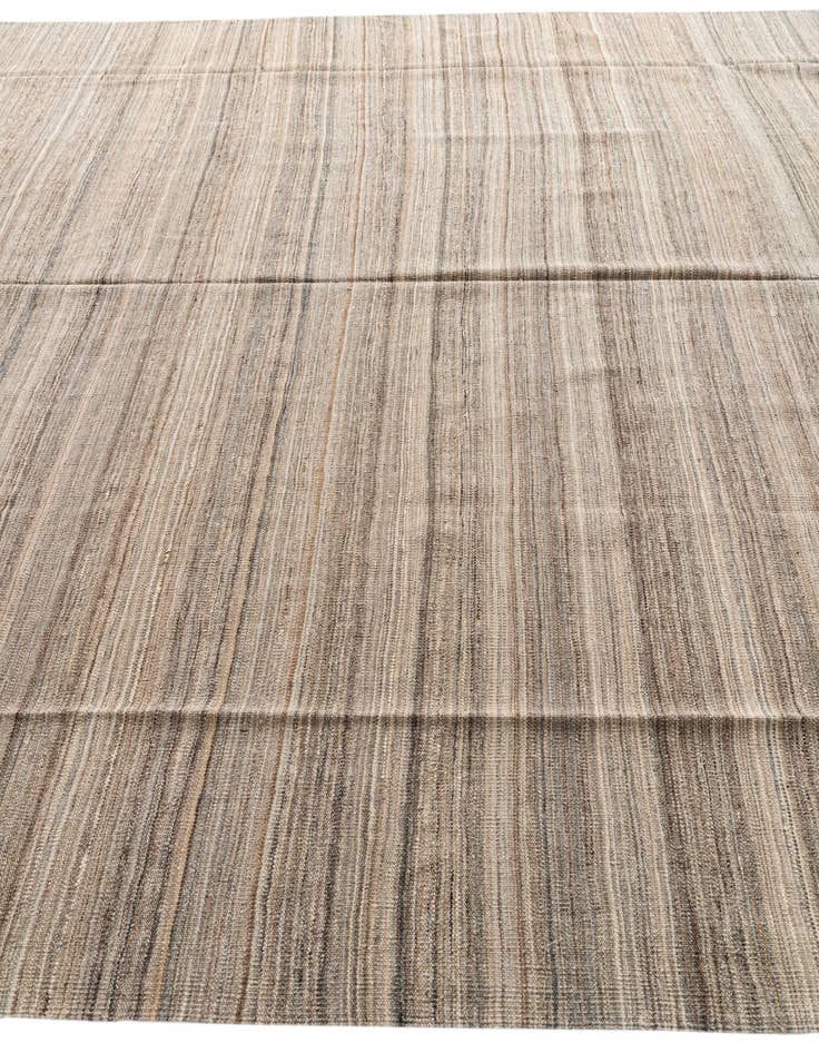 Detail image of 9' 10 x 12' 10  Hand Woven Kilim Modern Wool Rug